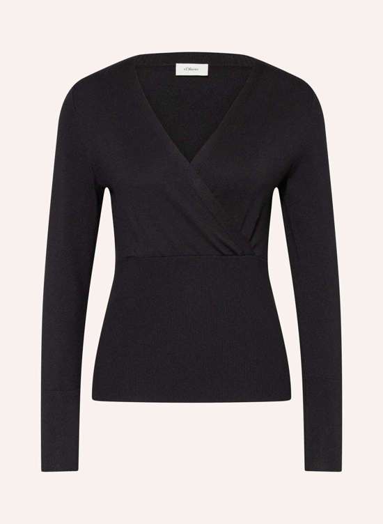 Свитер с запахом