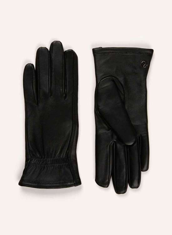 Кожаные перчатки с функцией сенсорного экрана