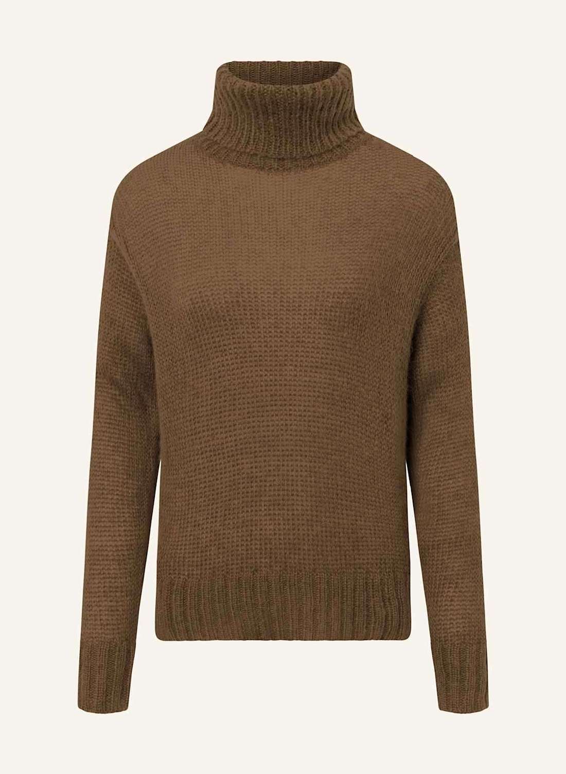 Свитер-водолазка с альпакой