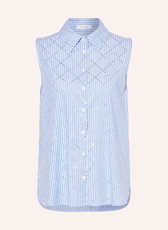 Блузка-топ с драгоценными камнями