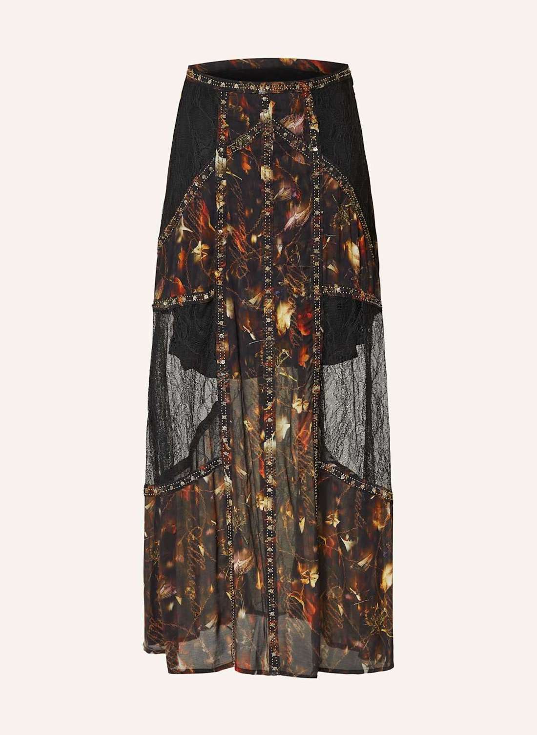Юбка с кружевом и пайетками BRYN