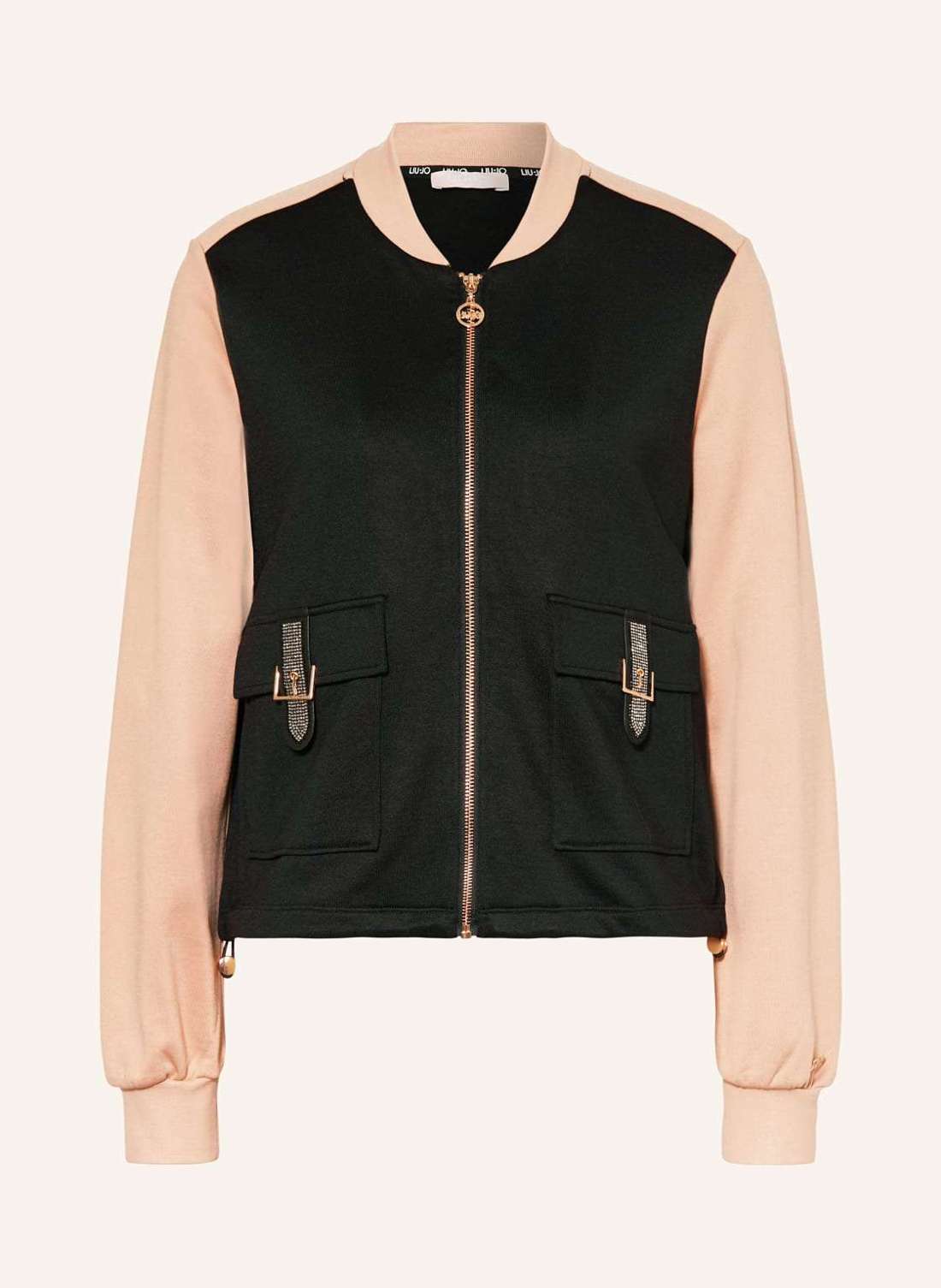 Толстовка с драгоценными камнями