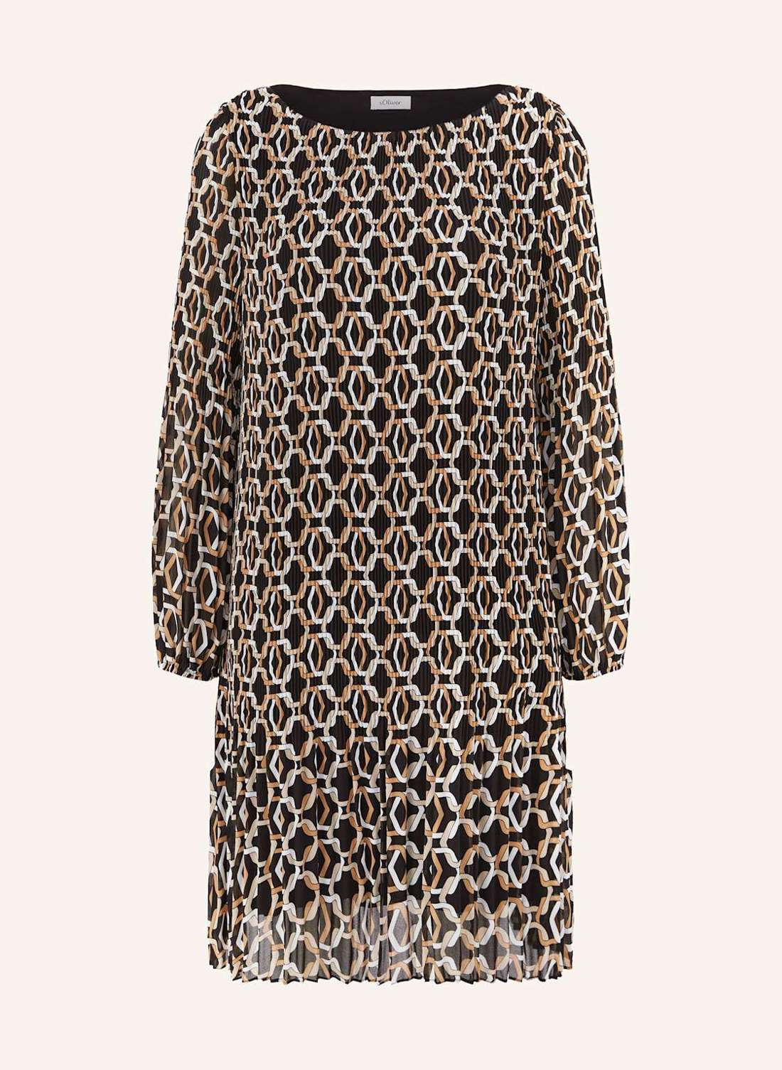 Плиссированное платье