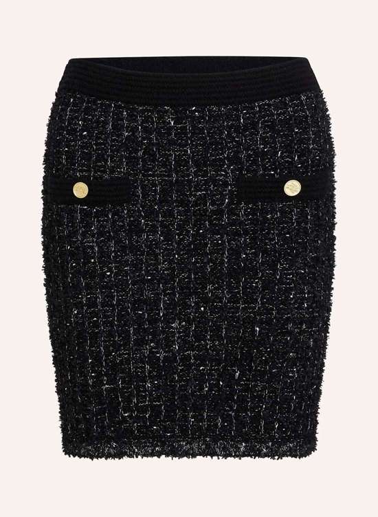 KARL ESSENTIAL STRICKROCK AUS BOUCLÉ