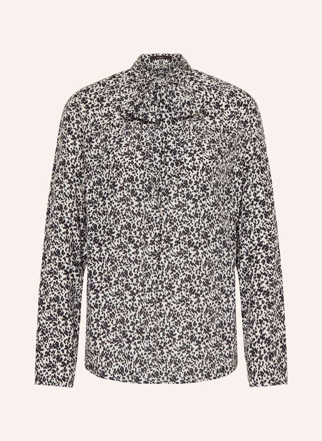 Блузка с завязками из шелка