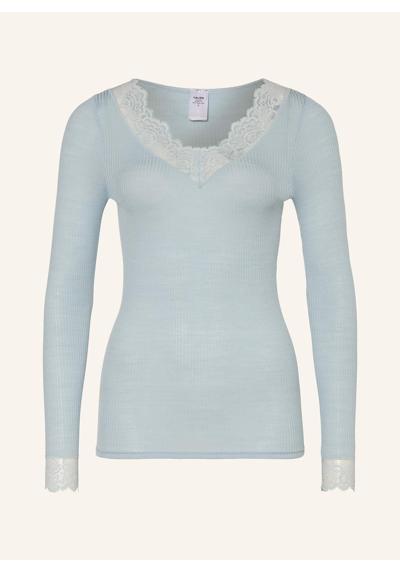Функциональное нижнее белье-рубашка из шерсти мериноса с шелком. SILKY WOOL JOY