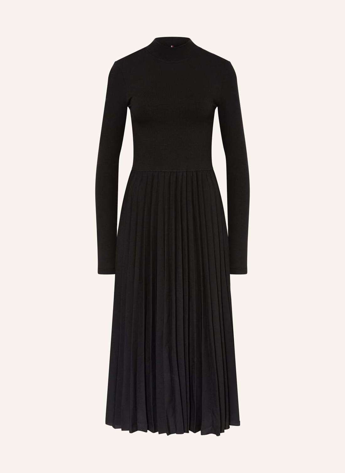 Платье из разных материалов