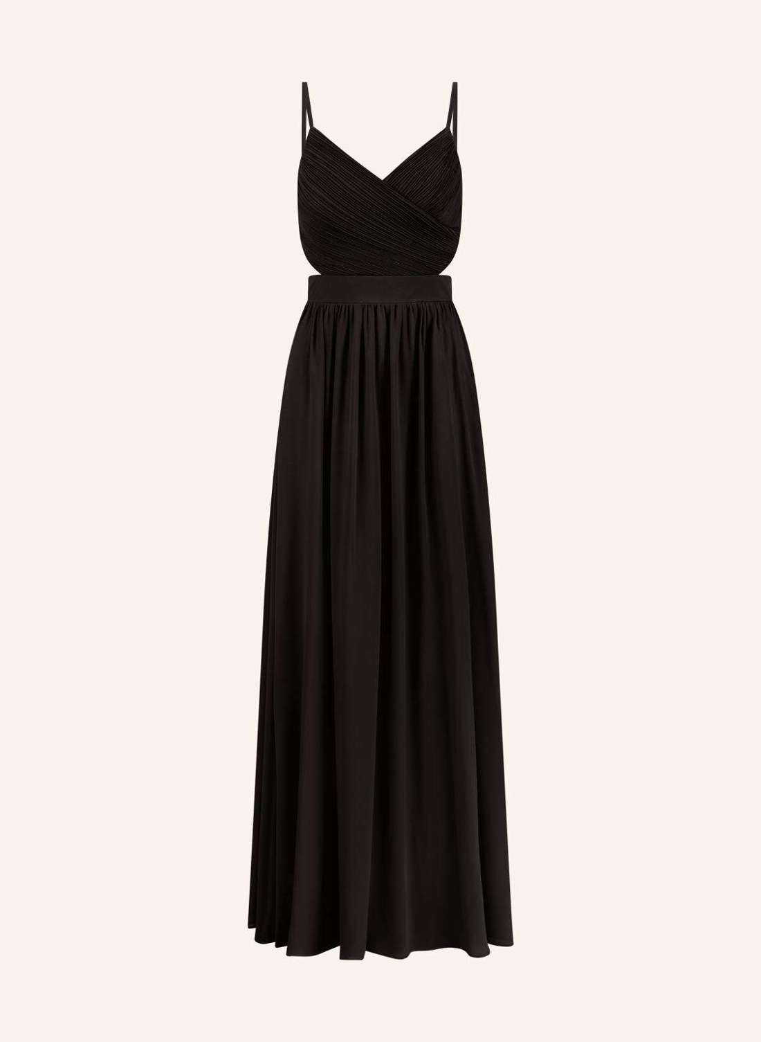 Длинное шифоновое платье