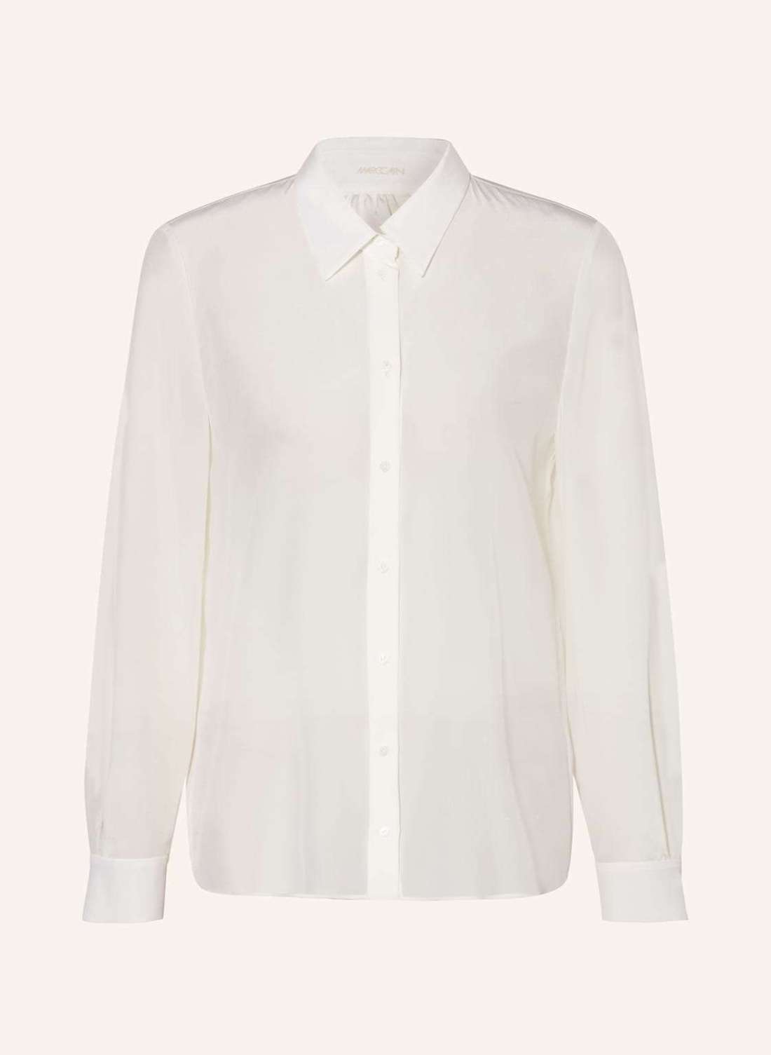 Шелковая блузка-рубашка