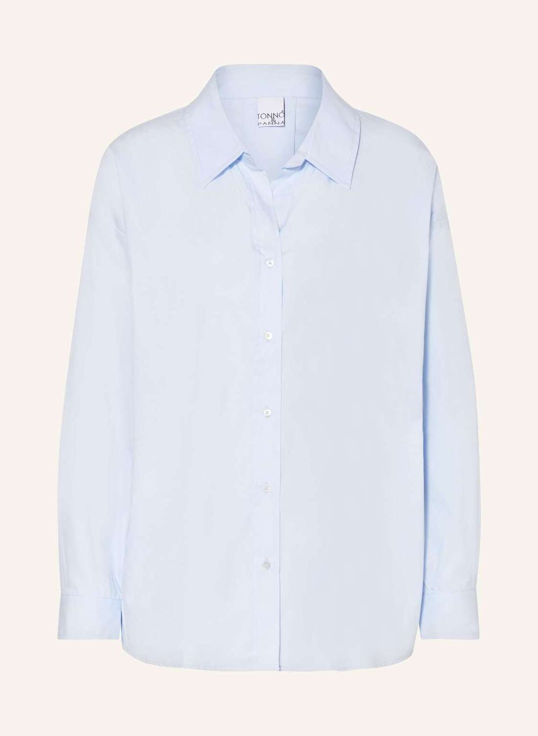 Блузка-рубашка оверсайз