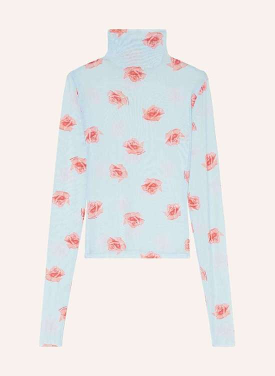 Лонгслив из сетки.