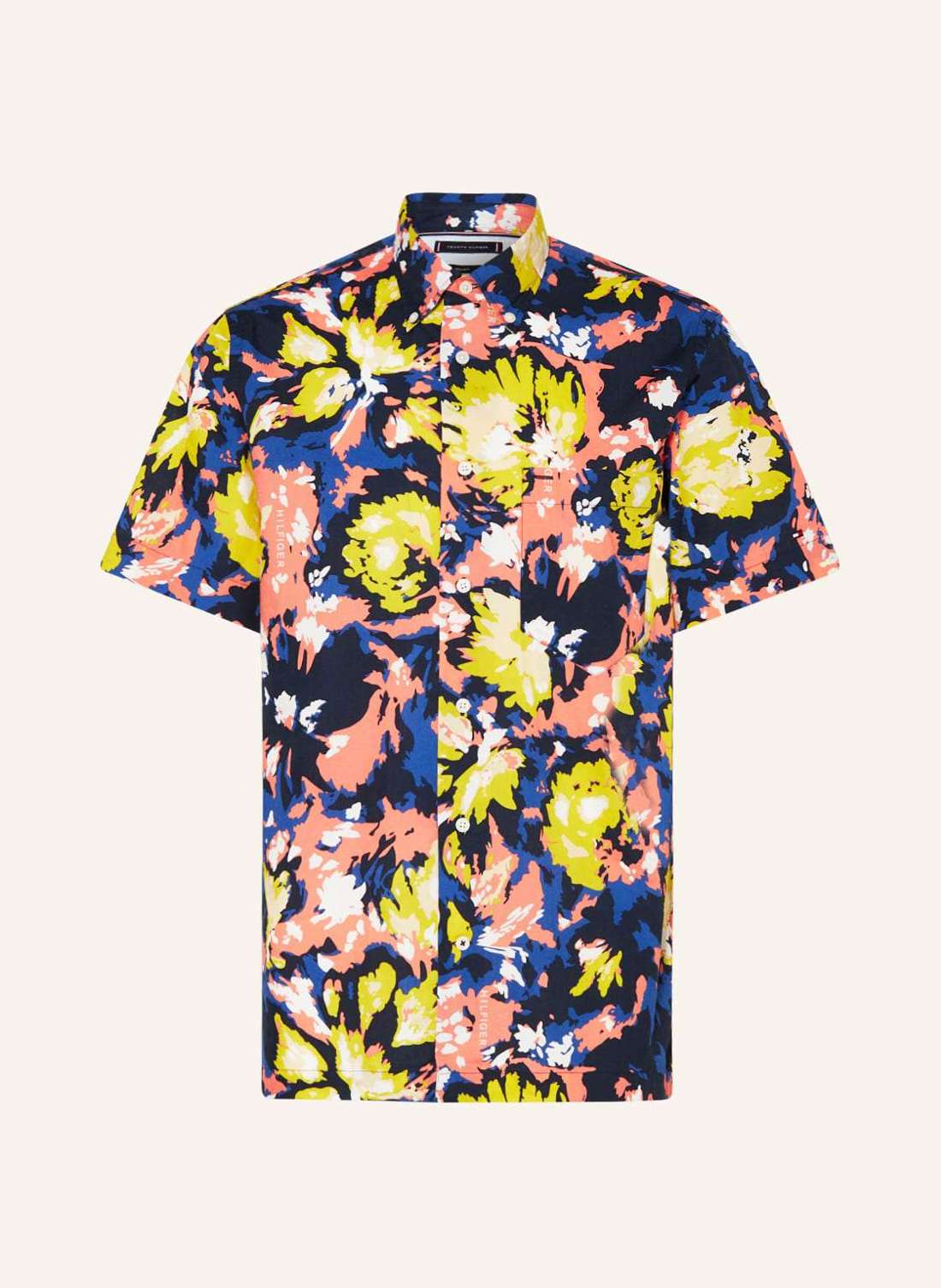 Рубашка с короткими рукавами, стандартного кроя