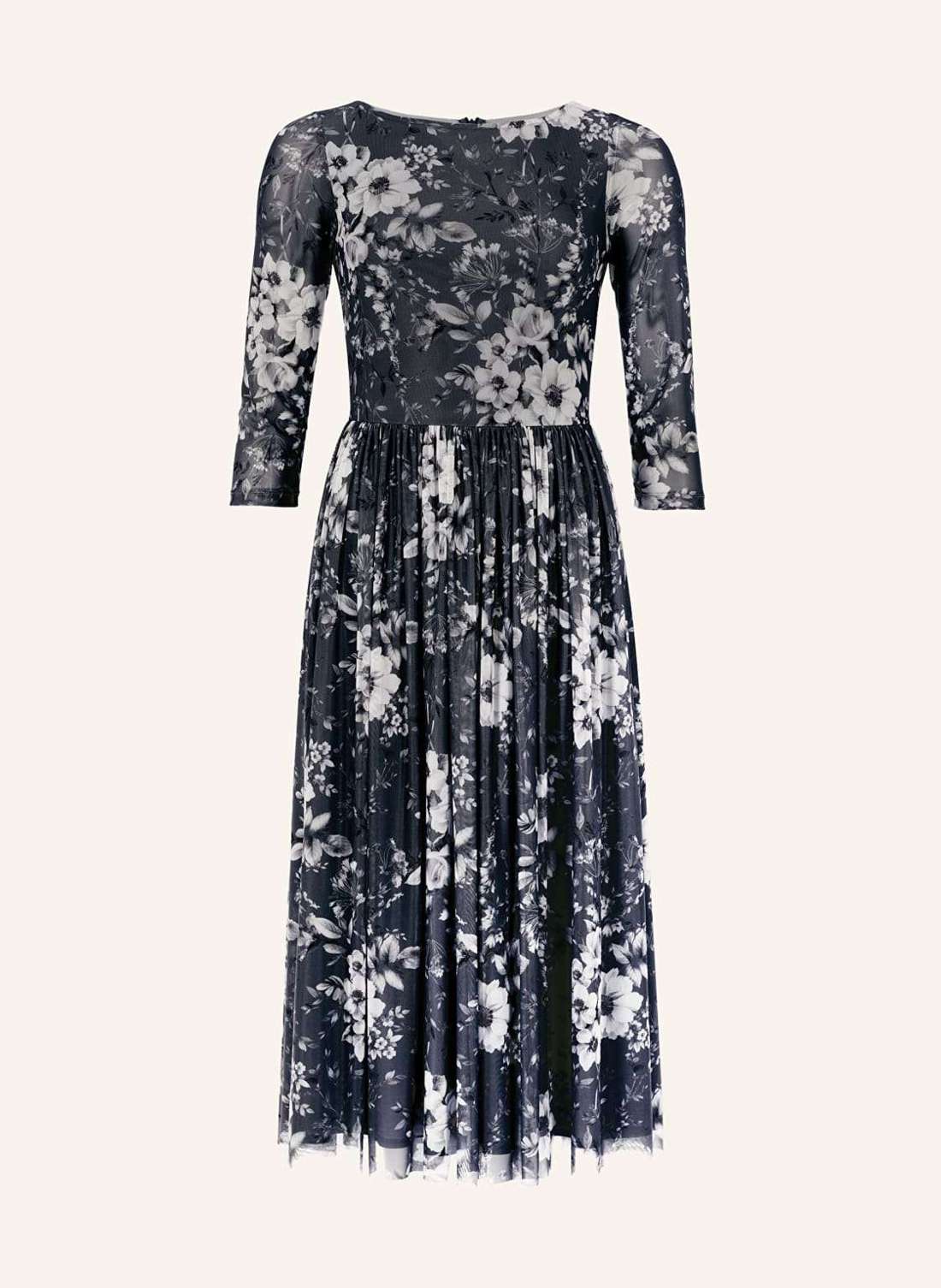 Сетчатое коктейльное платье