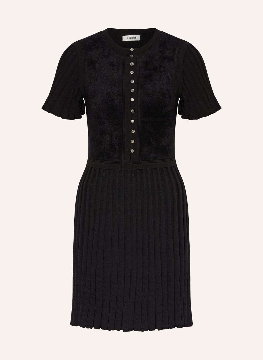 Вязаное платье с ники