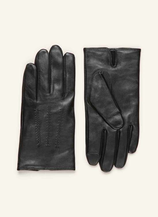 Кожаные перчатки с функцией сенсорного экрана HAINZ