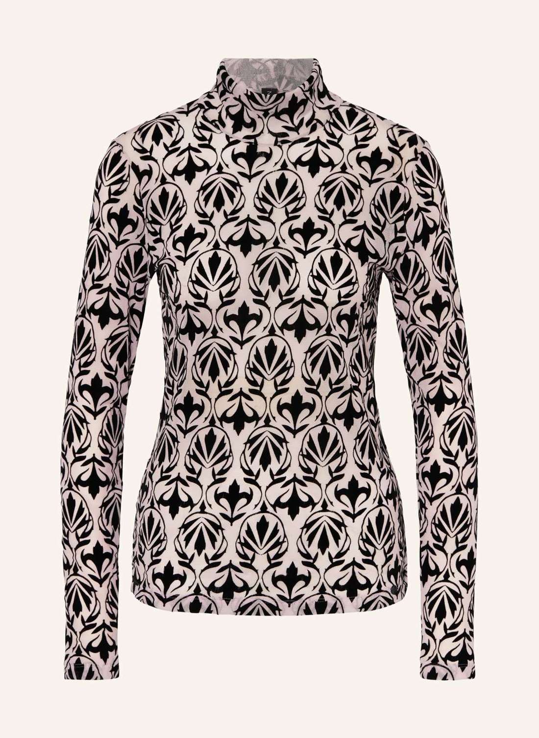 Лонгслив из сетки.