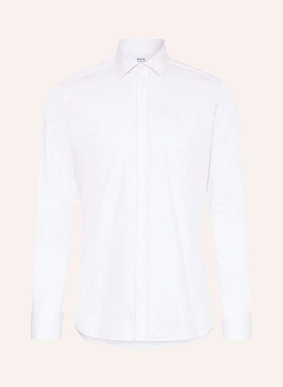 Рубашка приталенного кроя с отложными манжетами