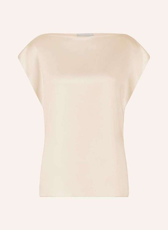 Атласная блузка-топ CAROLL