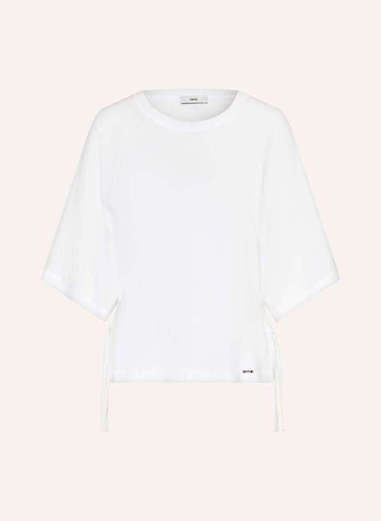 Блузка-рубашка из микса материалов CIFINE