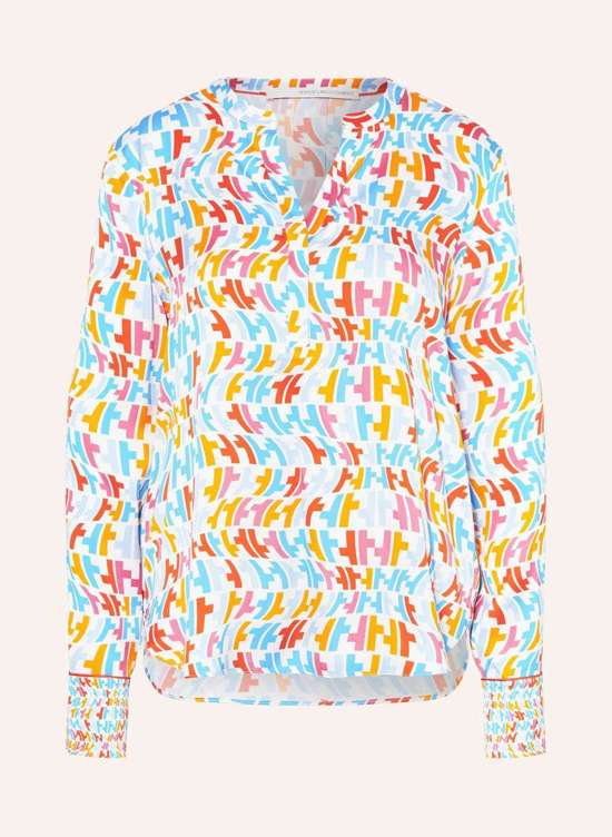 Шелковая блузка-рубашка