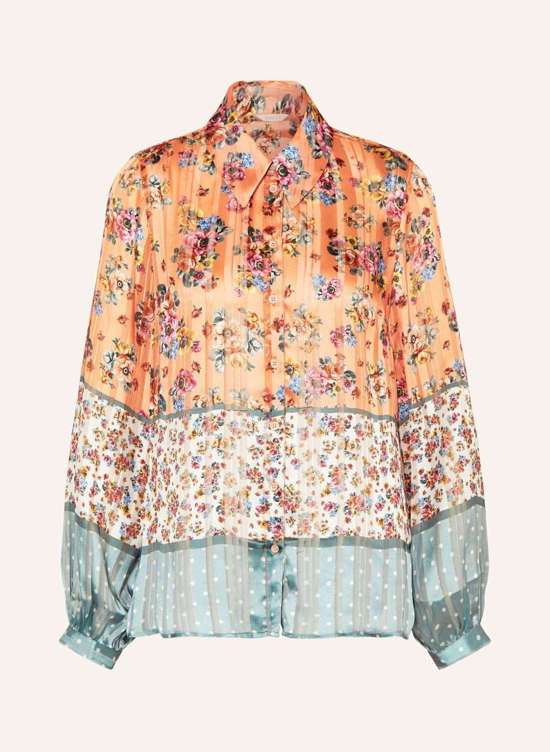 Блуза-рубашка из блестящей пряжи DANIELLE