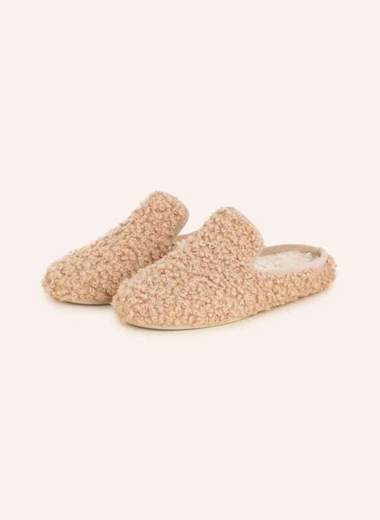 Меховые тапочки тедди