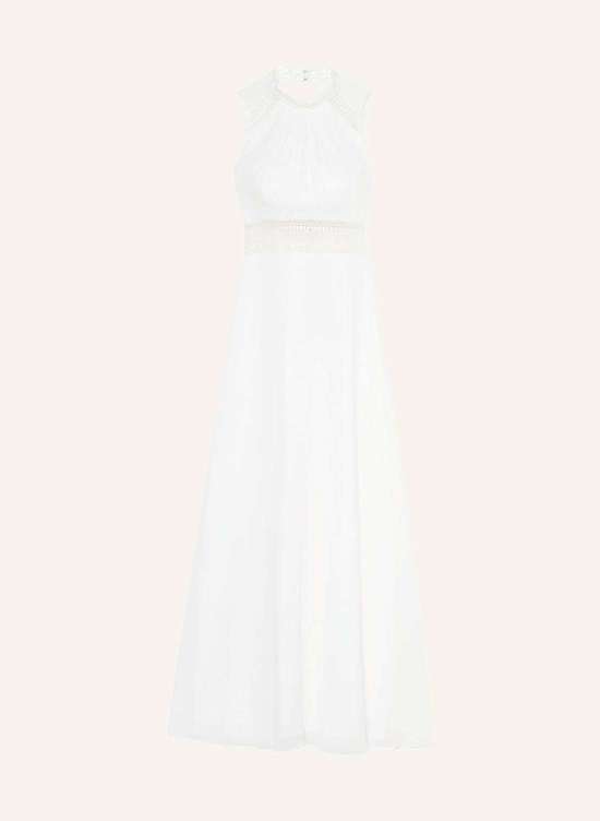 Вечернее платье с кружевом крючком