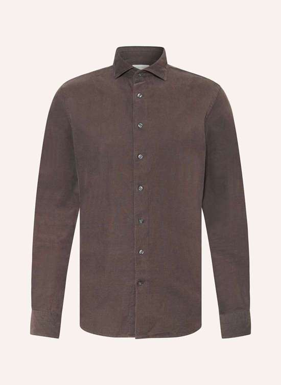 Вельветовая рубашка узкого кроя