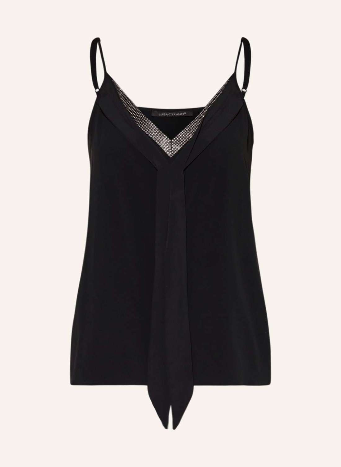 Топ с шелком