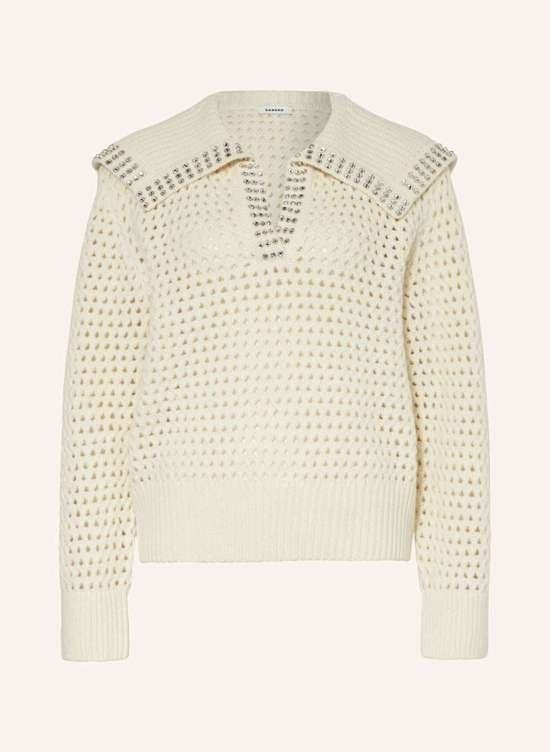 Свитер с драгоценными камнями