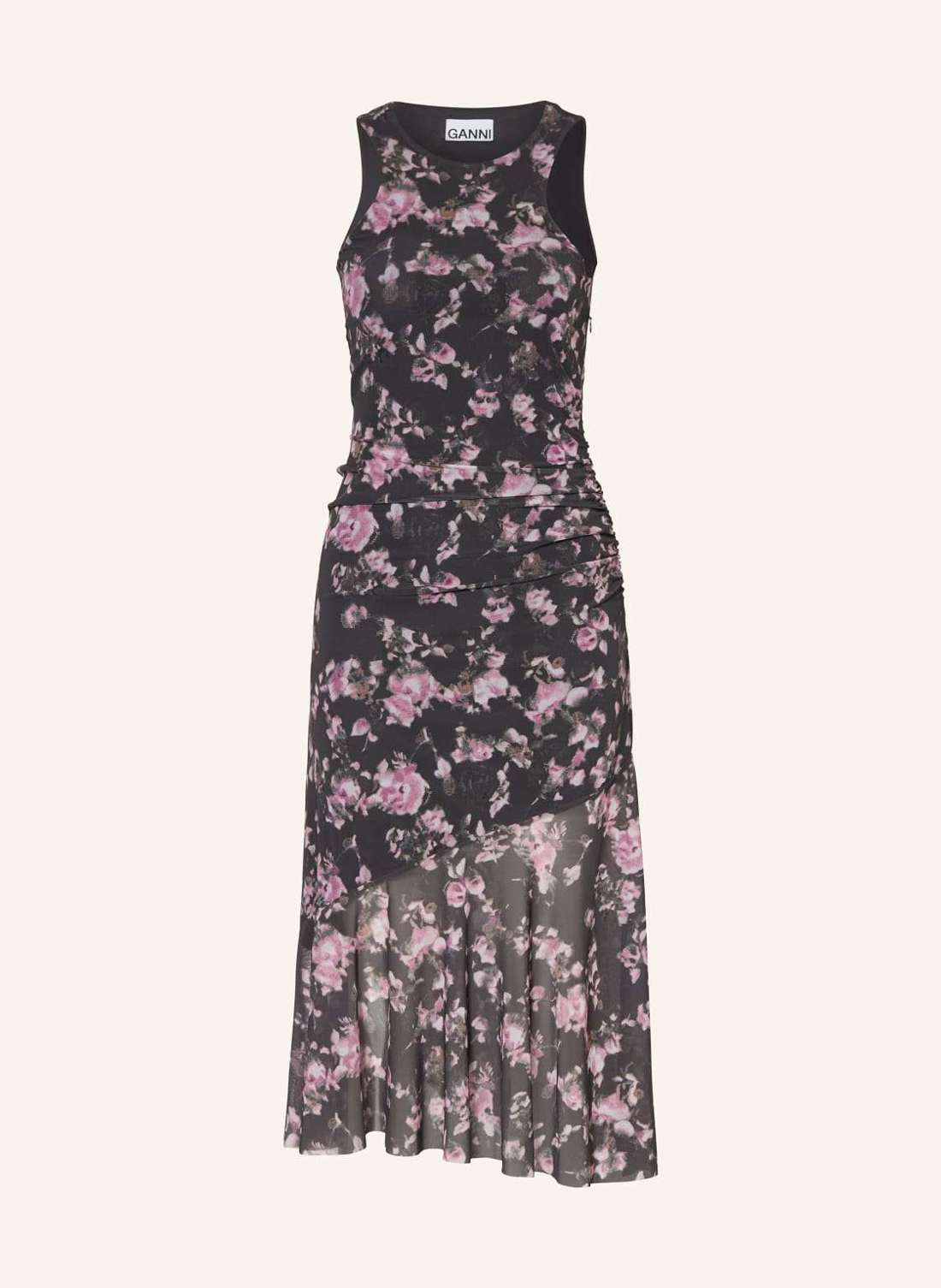 Сетчатое платье