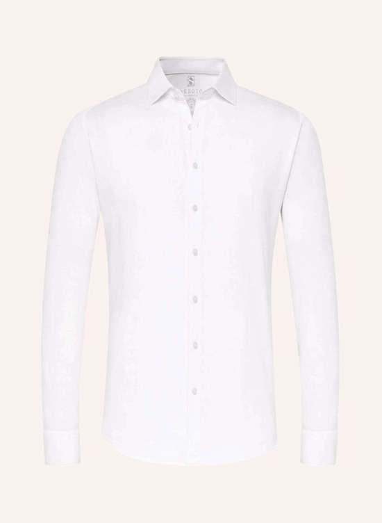 Рубашка из джерси приталенного кроя