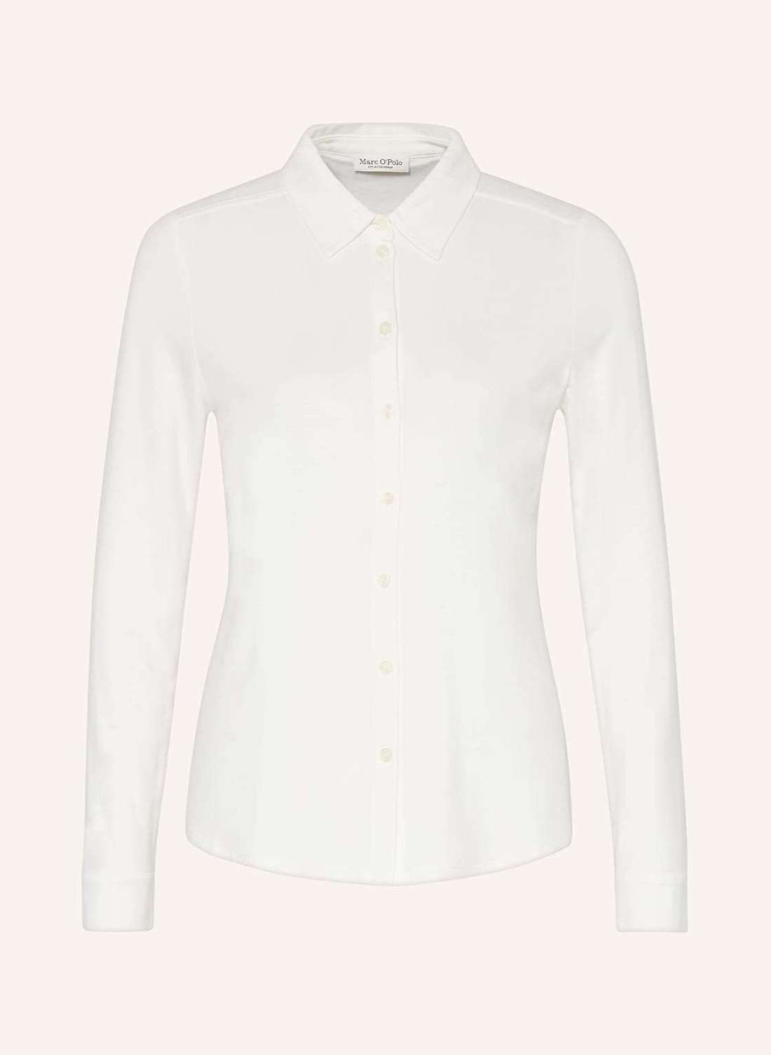 Блузка-рубашка из джерси