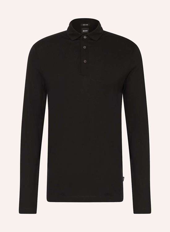 Рубашка поло узкого кроя из джерси PERSON