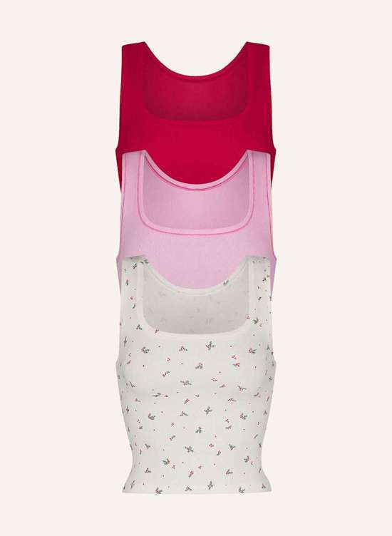 3 упаковки топов COTTON RIB