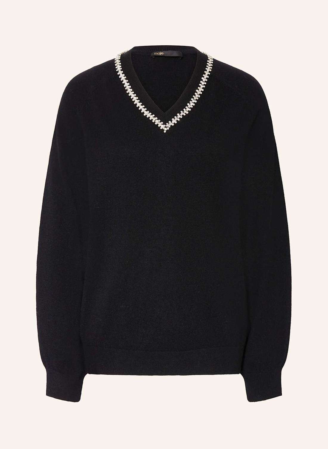 Свитер с драгоценными камнями