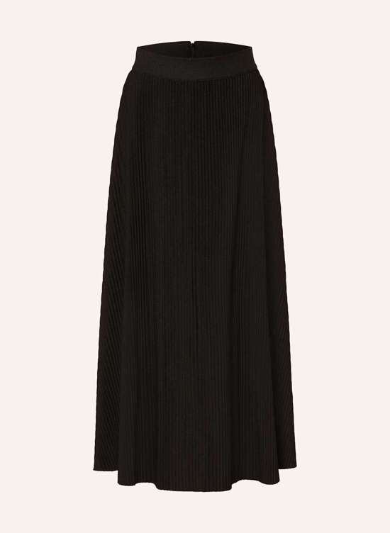 Юбка из джерси со складками