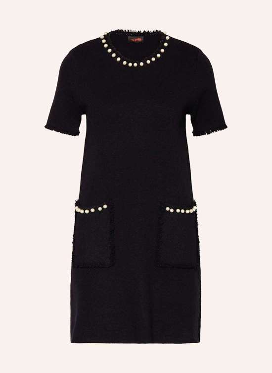 Вязаное платье с декоративными бусинами PEARL