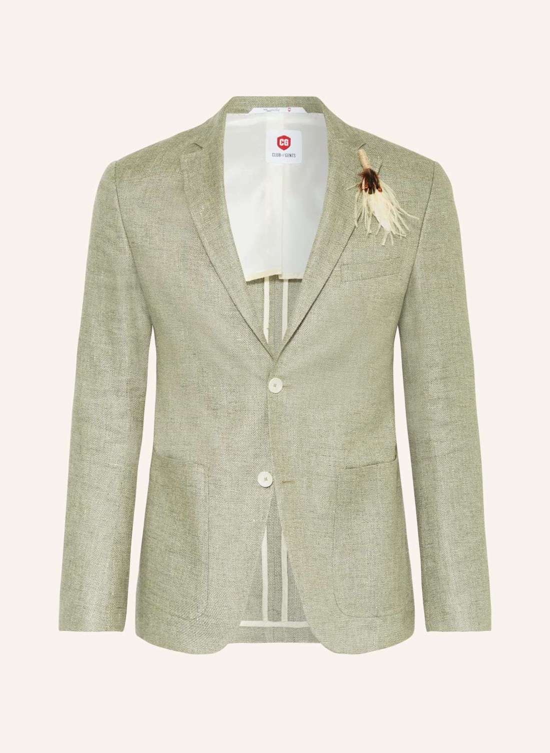 Пиджак приталенного кроя с льном SG PETERSON