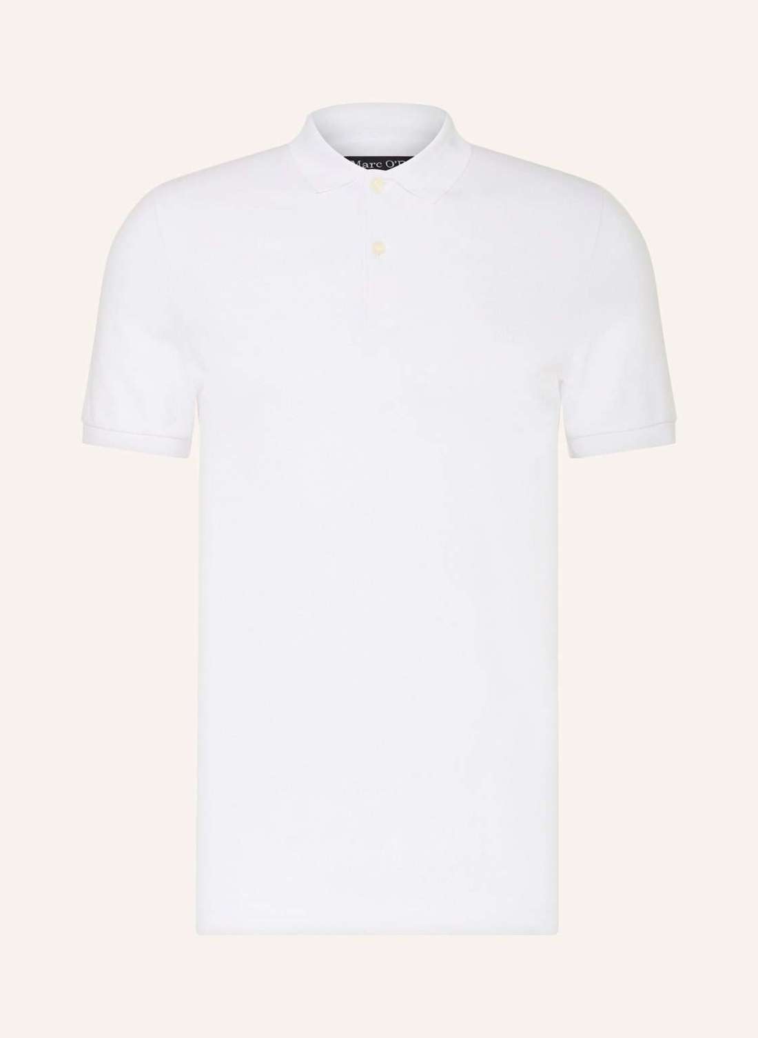 Поло из пике в форме рубашки-поло