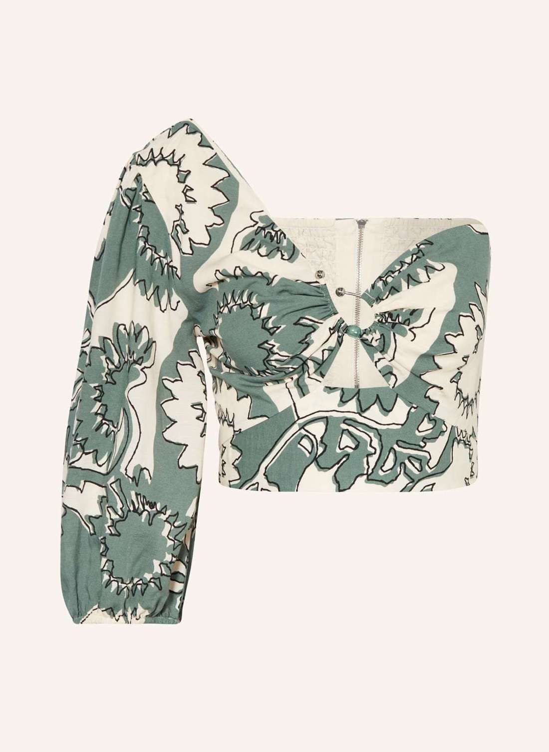 Блузка из джерси на одно плечо