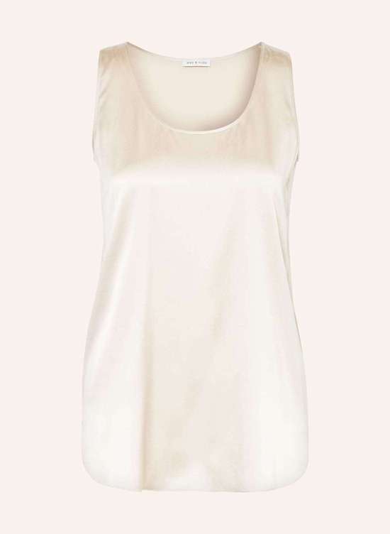 Шелковая блузка-топ