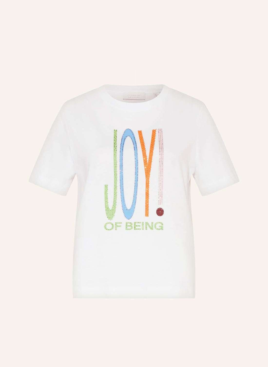 Футболка с драгоценными камнями