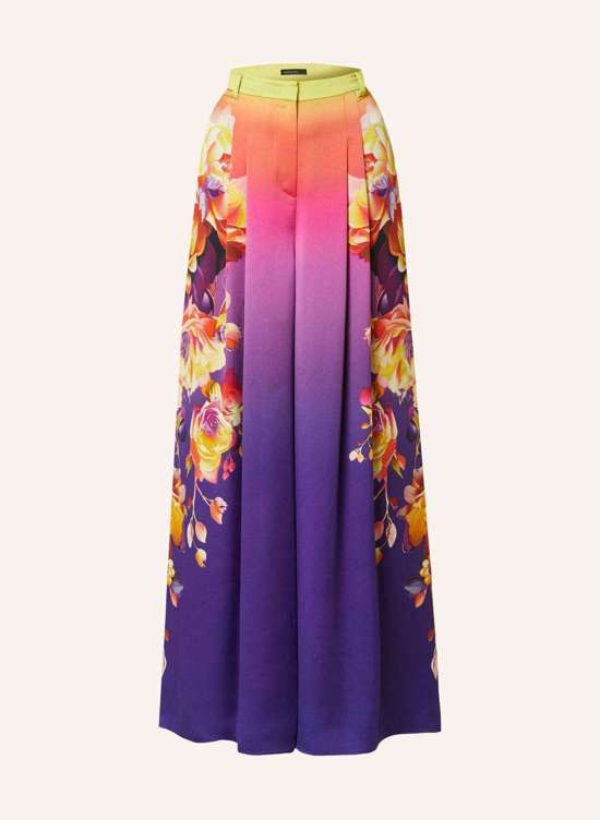 Брюки марлен из атласа.