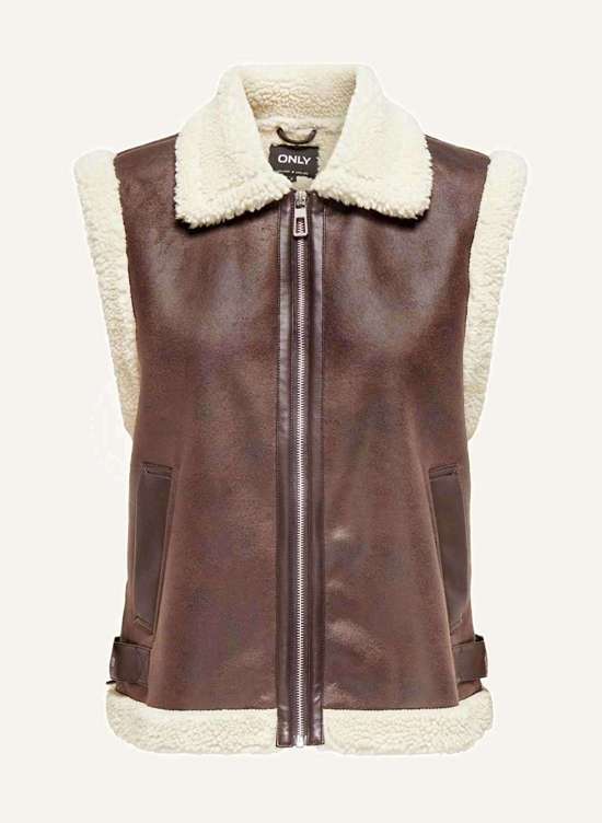 Жилет из искусственного меха