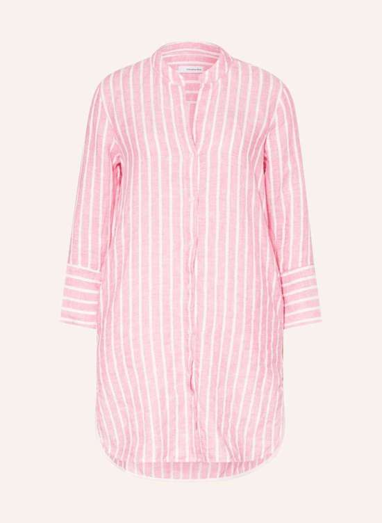 Льняная блузка-рубашка