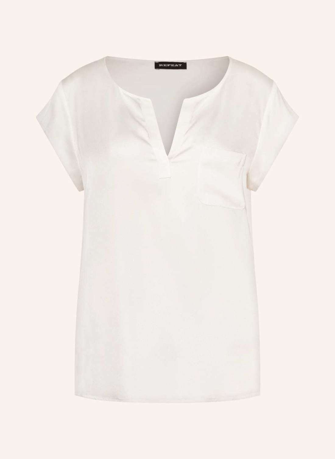 Шелковая блузка-рубашка