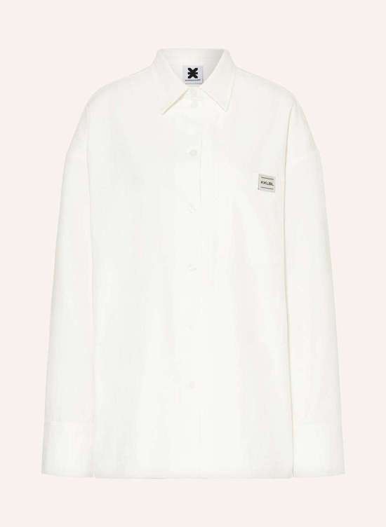 Блузка-рубашка оверсайз