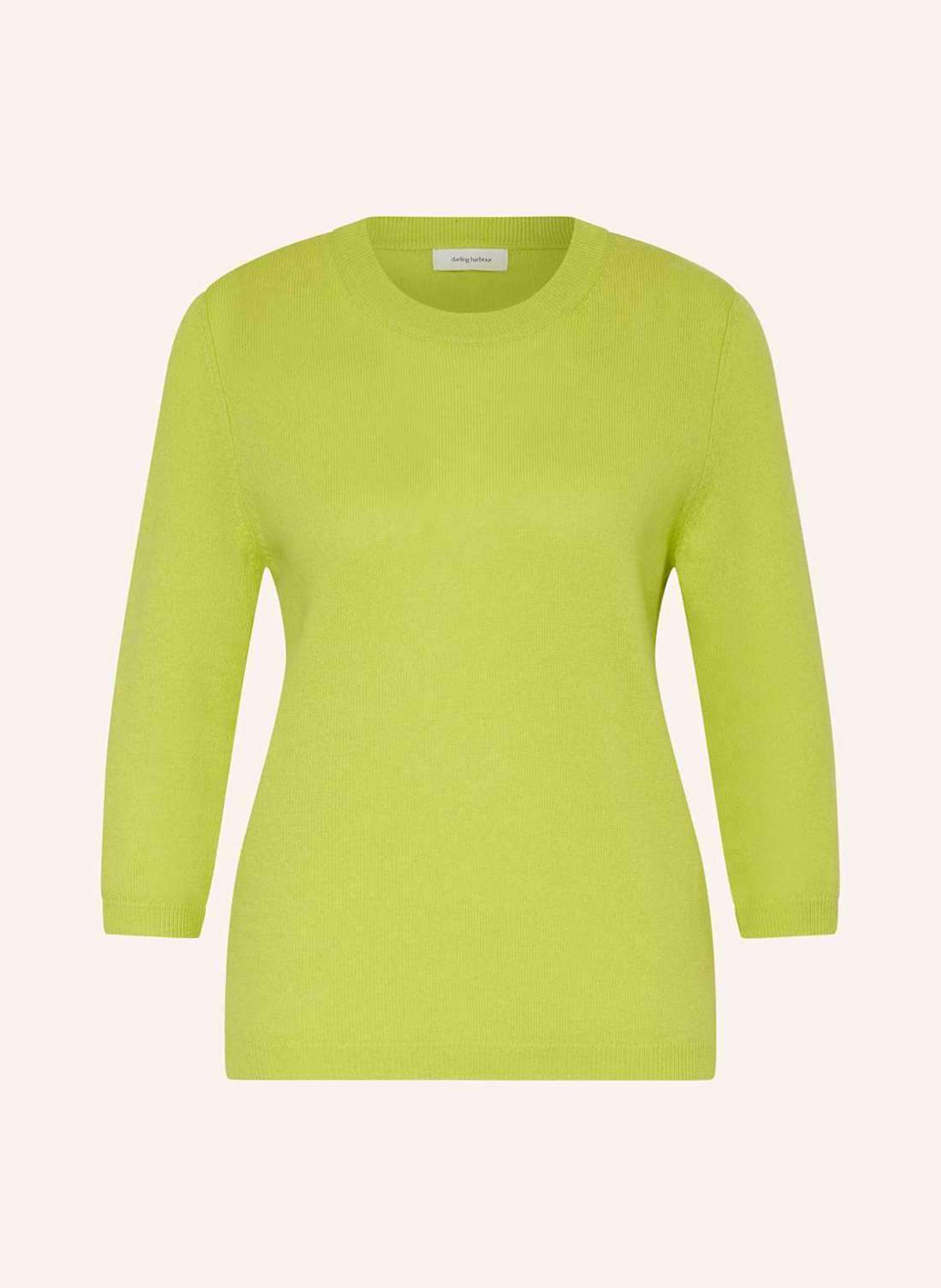 Кашемировый свитер с рукавами 3/4.