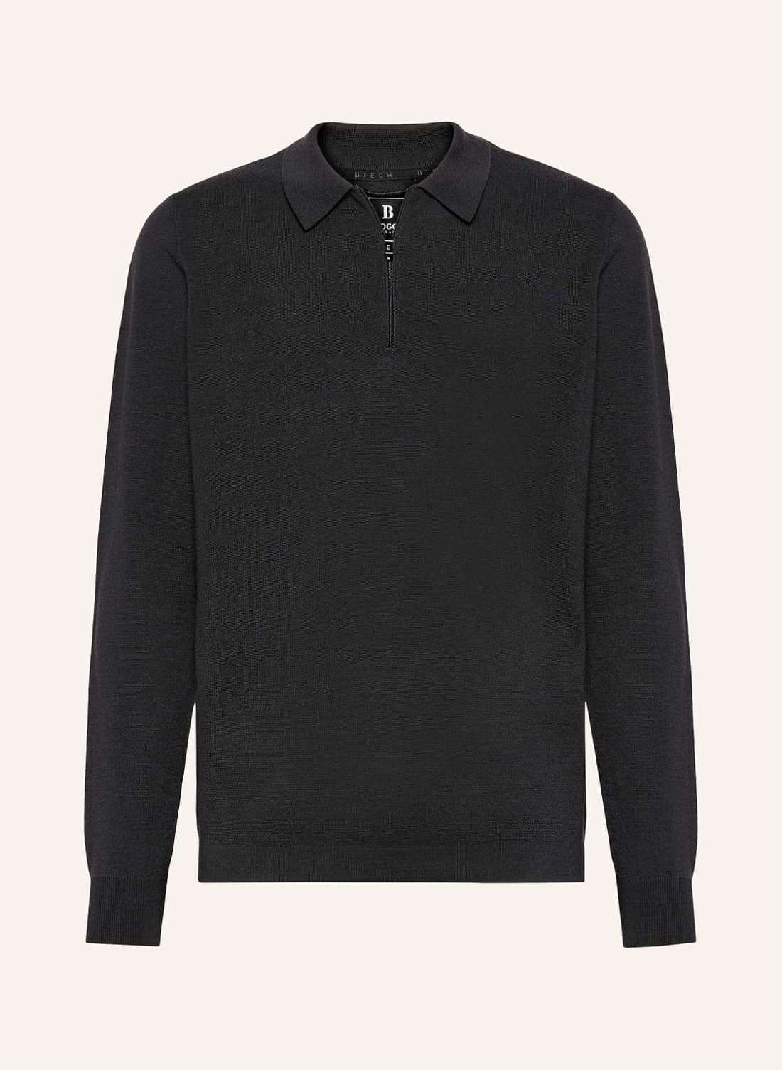 Вязаный свитер с круглым вырезом